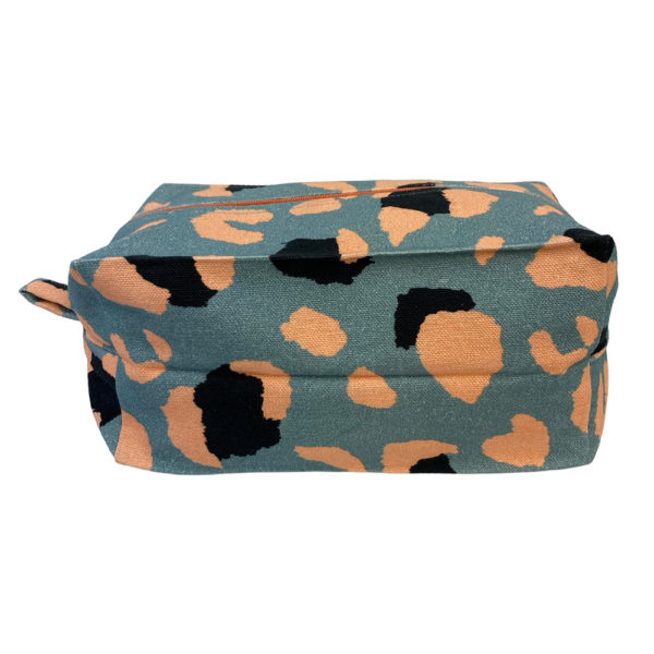 Dopp Pouch - Large in Blue Leopard - Image 2