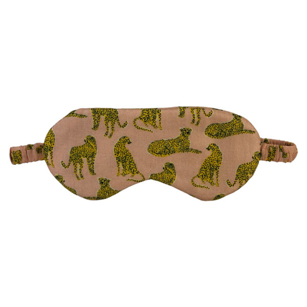 Silk Eye Mask in Pink Cheetahs - Image 2