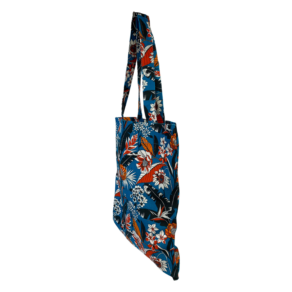 Standard Tote in Blue Botanical – Collective Heart