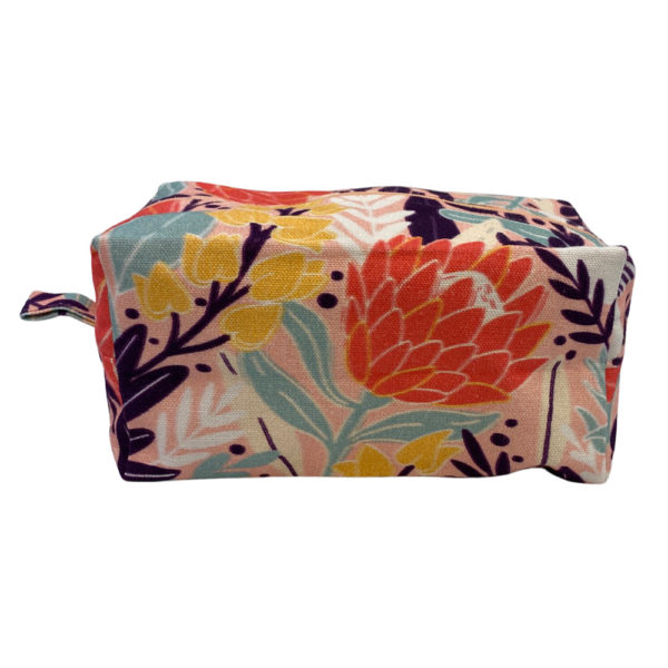 Dopp Pouch - Large in Peach Protea - Image 2